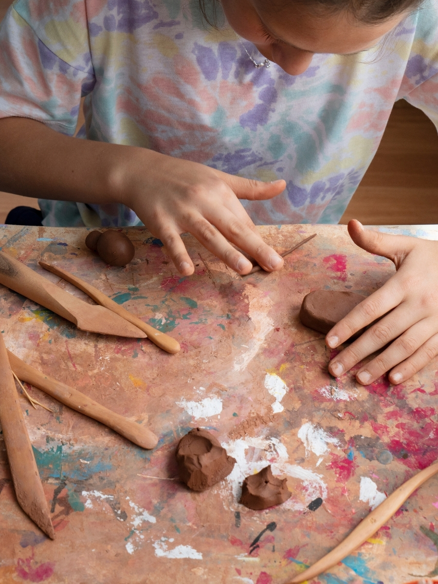 Çamurdan Heykel  atölyesi