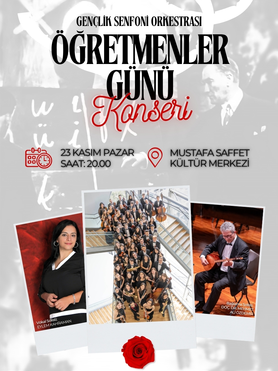 Ataşehir Belediyesi Gençlik Senfoni Orkestrası 24 Kasım Öğretmenler Günü Konseri