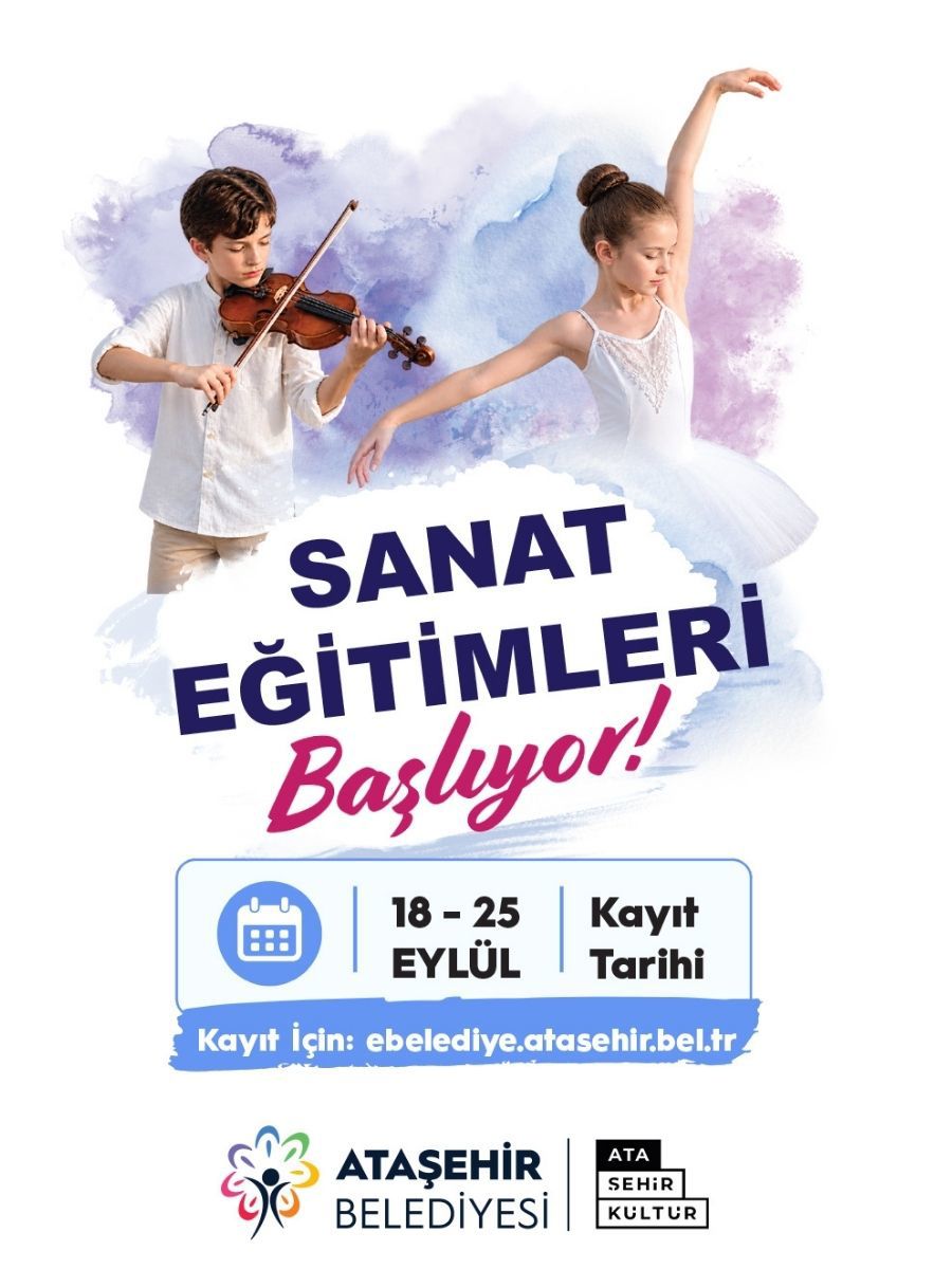 Ataşehir’de Sanat Eğitimleri Başlıyor