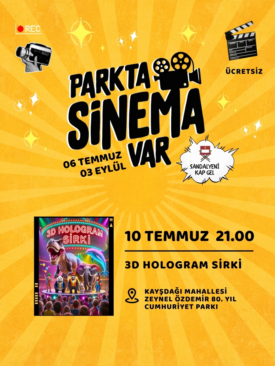 Parkta Sinema Var - 3 D Hologram Sirki